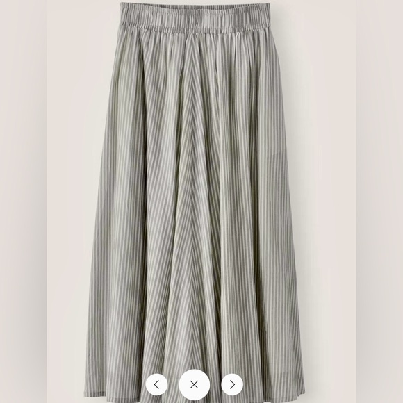 Poetry Full A-Line Long Cotton Skirt With Pockets Size 16 - Picture 5 of 13